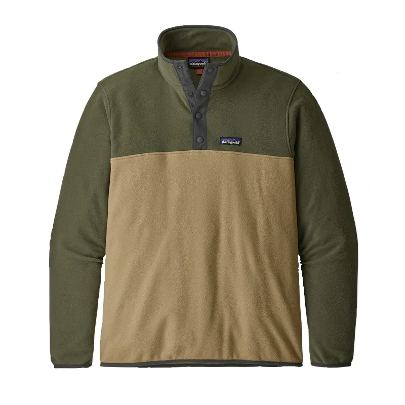 Patagonia Micro D Snap-T Fleece Mens Pullover in Classic Tan